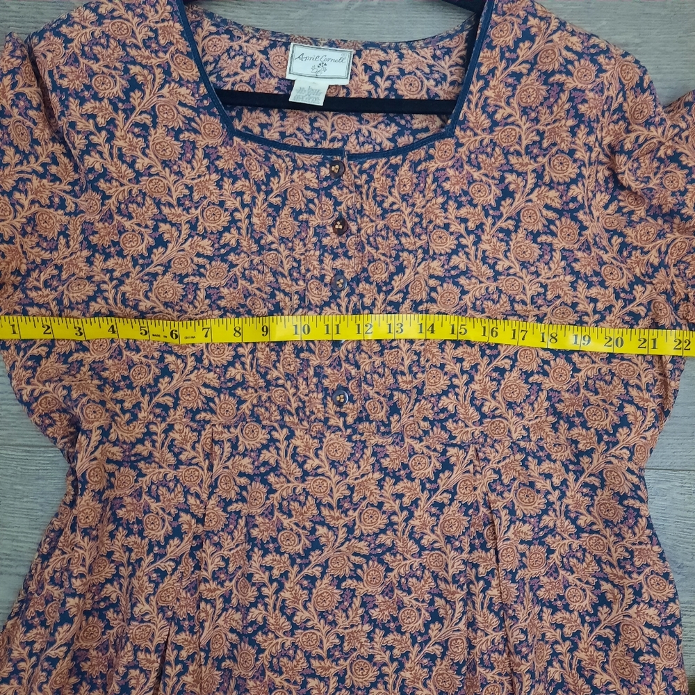 *SOLD*Vintage April Cornell Cottagecore Maxi dress - Picture 7 of 10